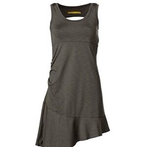 Lole Olena Ollie Gray Sleeveless Asymmetrical Lightweight Dress Size Medium